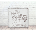Hello Spring Wall Decor